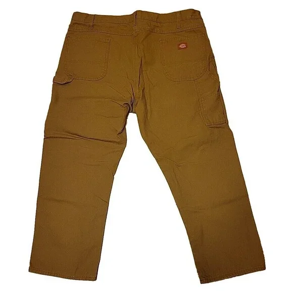 Dickies Carpenter Jeans Men's SZ 44x30 Brown 5 Pockets Plus EXCELLENT CONDITION - Picture 2 of 6